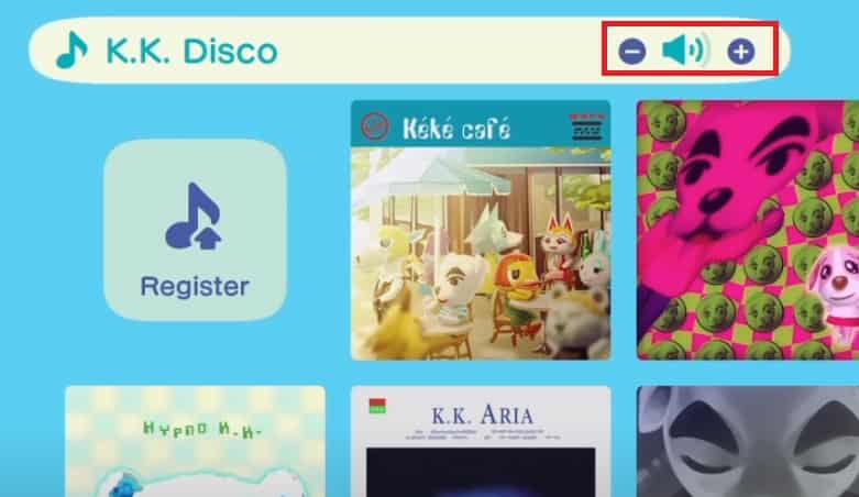 Registered Songs in Stereo Animal Crossing