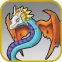 Hippogriffomon evolves into Airdramon