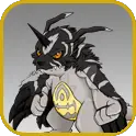 Reppamon evolves into BlackGabumon