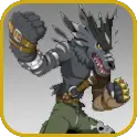 Leomon evolves into BlackWereGarurumon