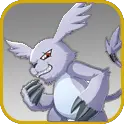 Pagumon evolves into Gazimon