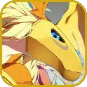 Patamon evolves into Pegasmon