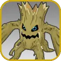 Okuwamon evolves into Woodmon